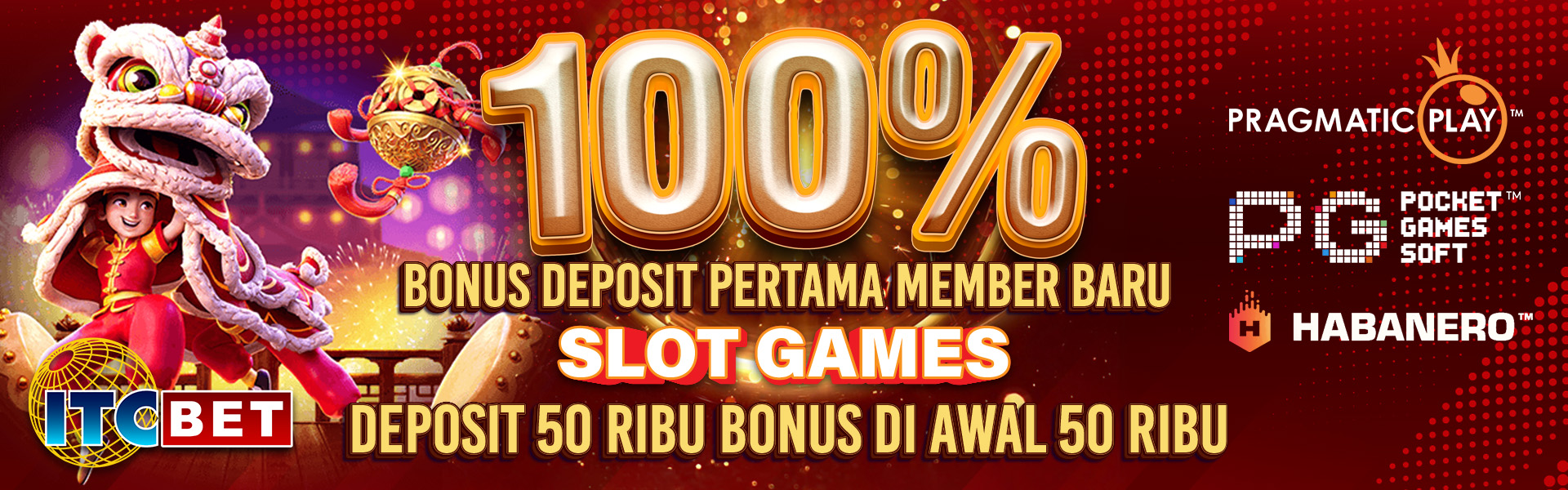 Promo Slot Bonus New Member 100% Di Awal